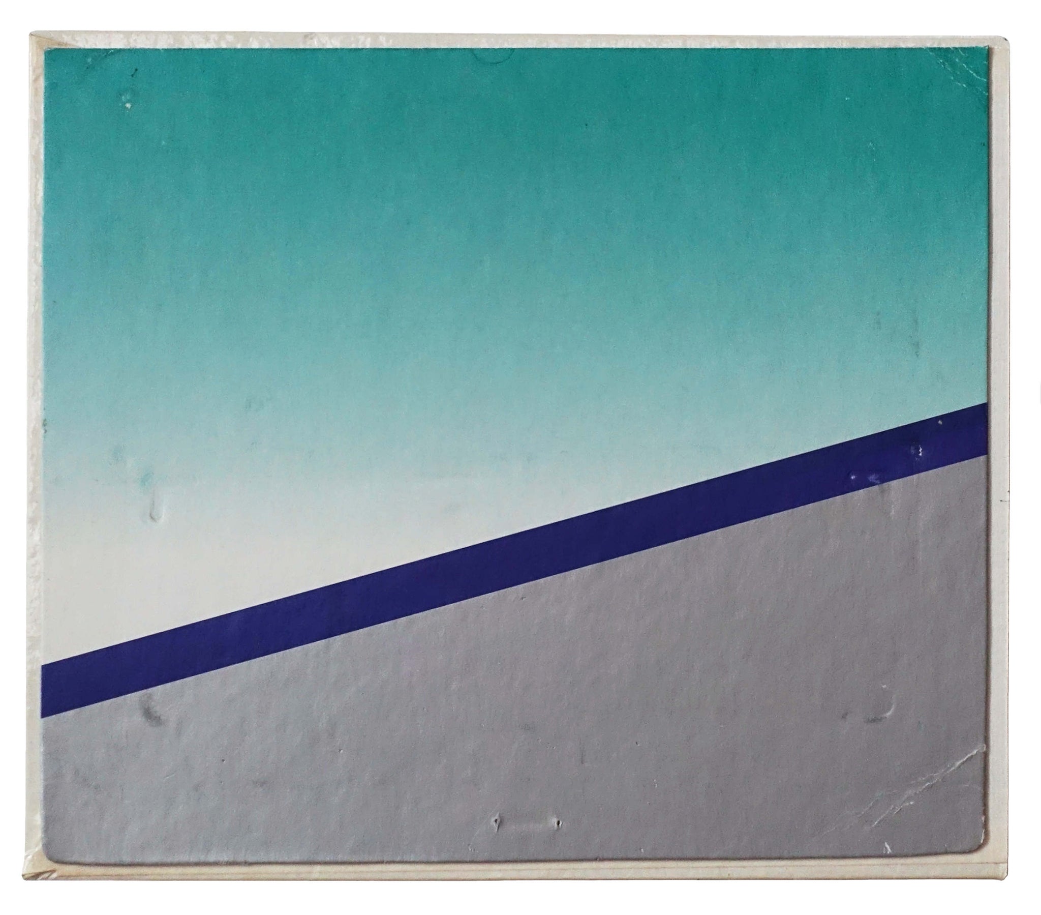 Hendrik Krawen, o.T., 2017, Found edited print, Cardboard, 16,5 x 19 cm